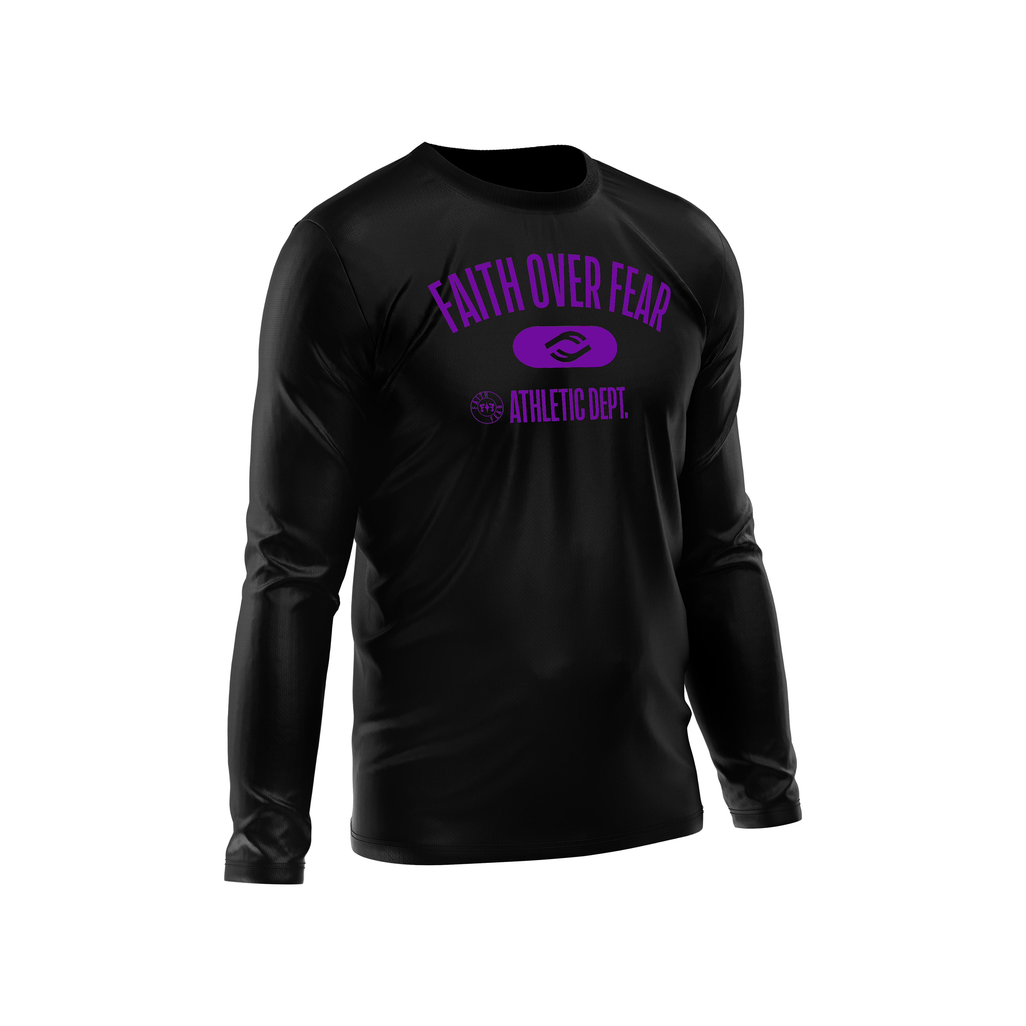 FOF Athletic Dept. Black Long Sleeve (Winter Edition)