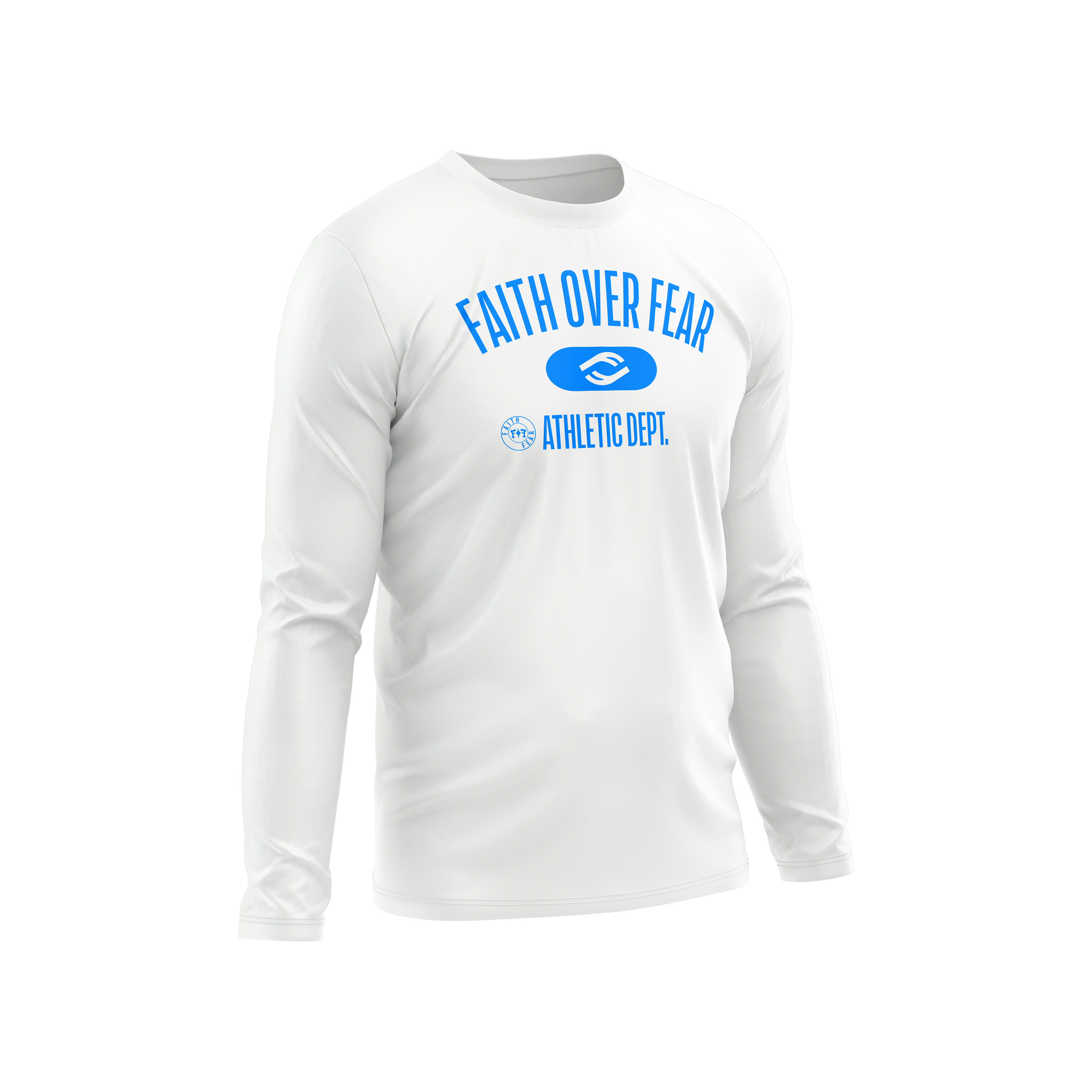 FOF Athletic Dept. White Long Sleeve (Winter Edition)