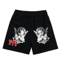 Twin Angels Mesh Shorts