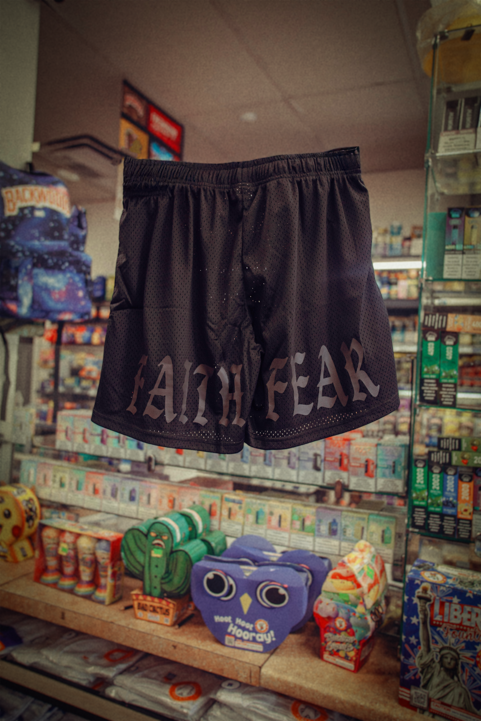 Twin Angels Mesh Shorts