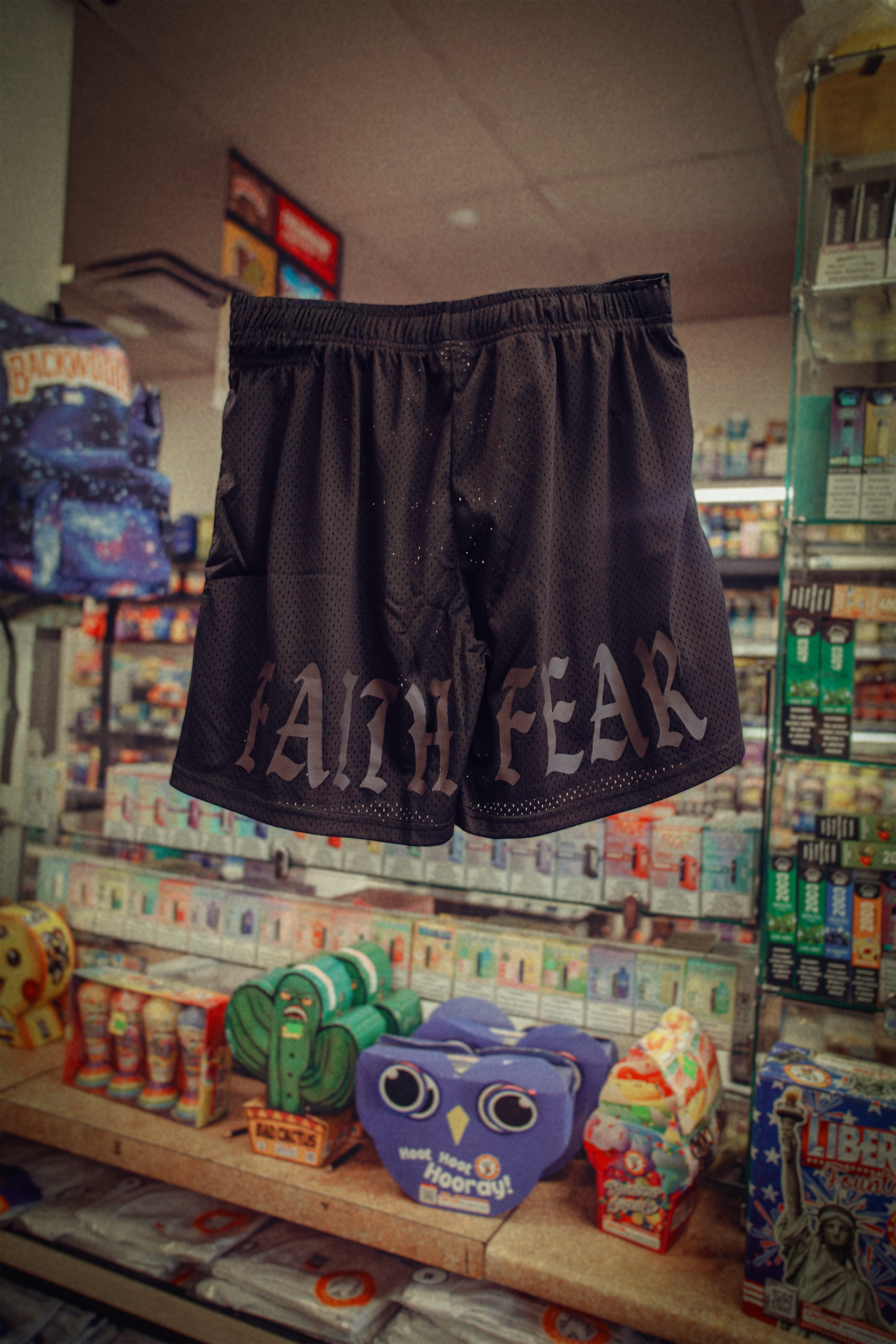 Twin Angels Mesh Shorts